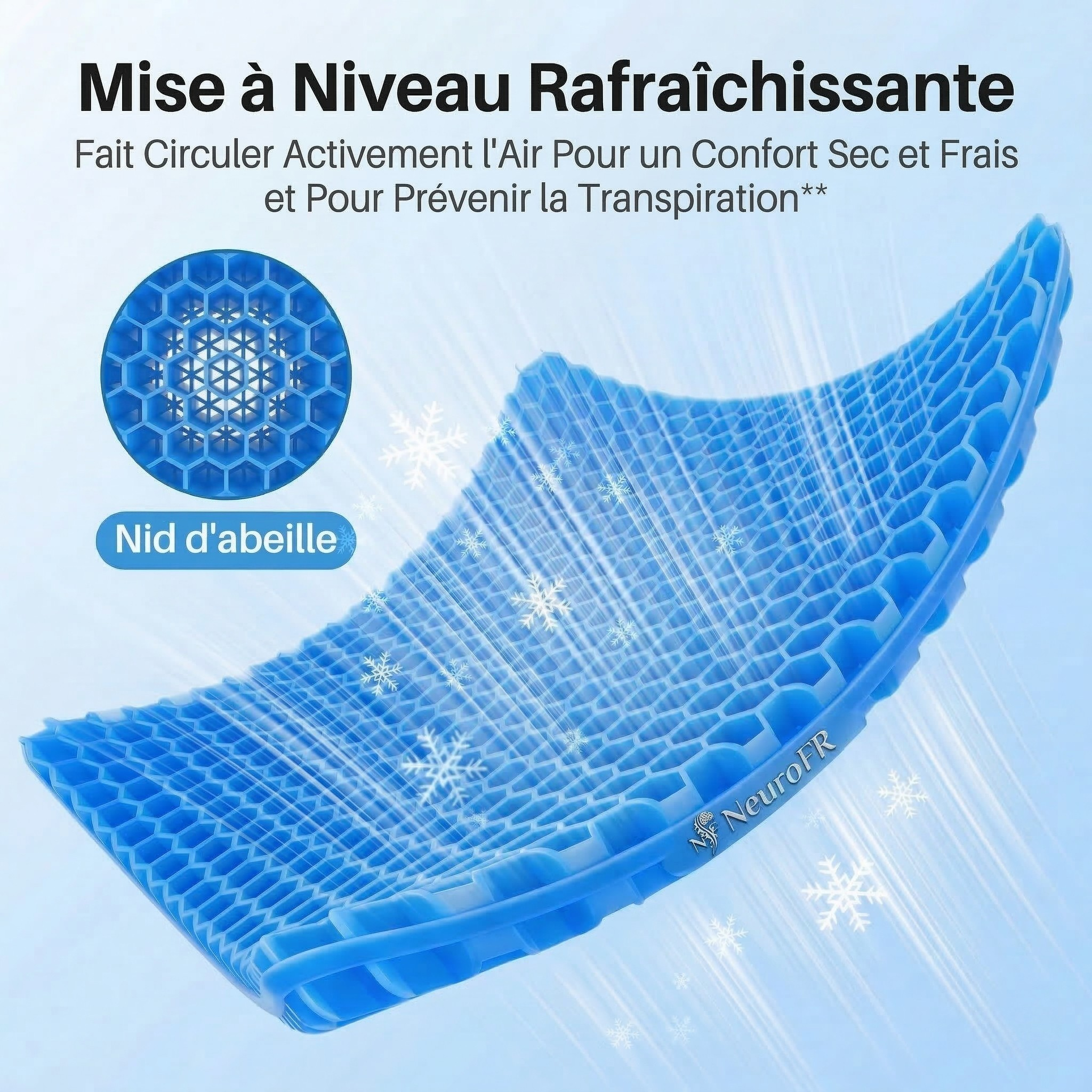 Gel froid - Coussin d'assise